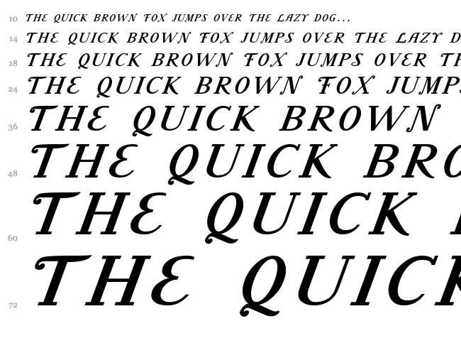 Litoland font waterfall